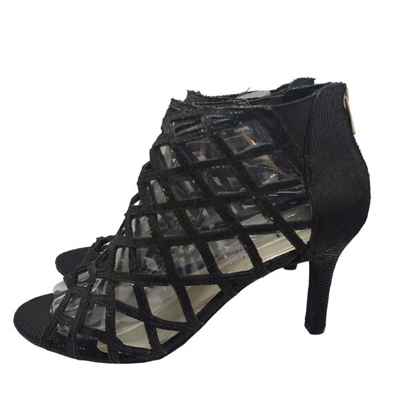 A.N.A High Heel Open Toe Sandals Black New Size 10 - Picture 2 of 7